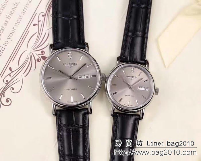 LONGINES浪琴 經典碟飛系列 情侶機械腕表 WSS0836